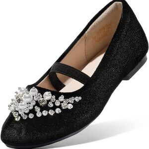 Black soft Dream Pairs girls dress shoes